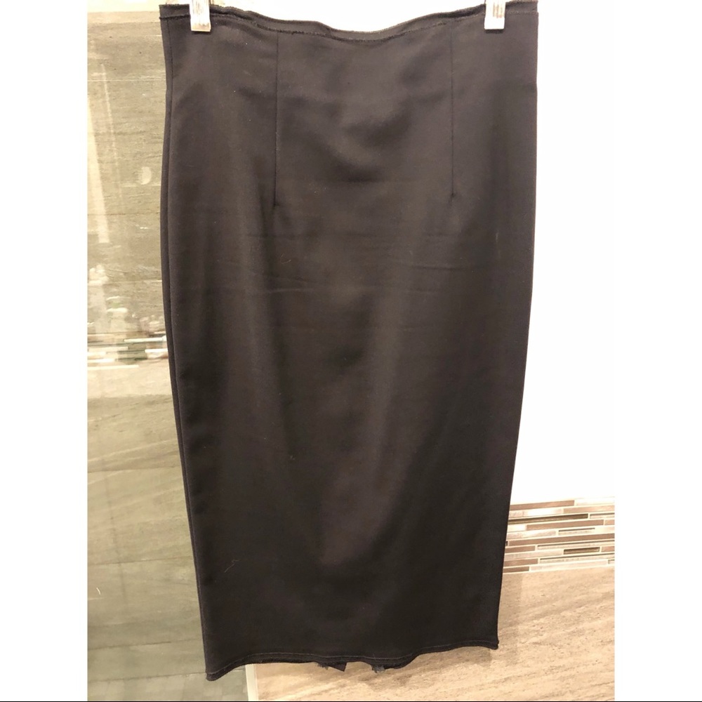Zara pencil skirt w zipper back